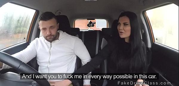  Milf examiner fucks male driving student